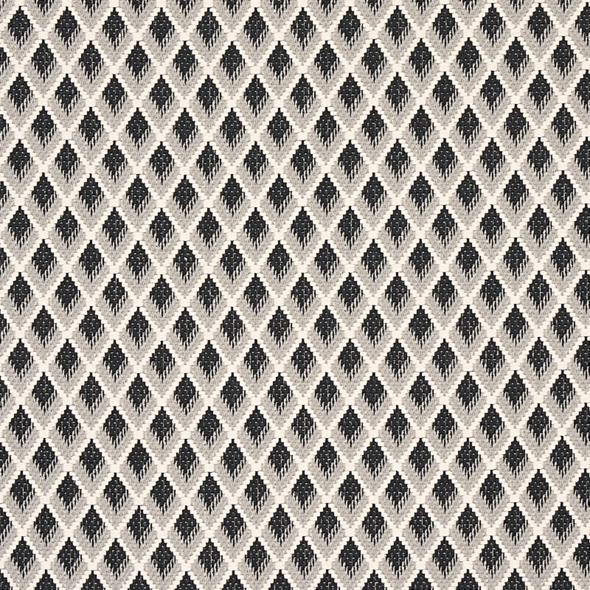SCHUMACHER HAMMERICK DIAMOND GREY FABRIC | Atlanta Fabrics