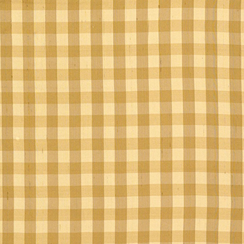 SCHUMACHER INGLEBURY SILK CHECK COIN FABRIC | Atlanta Fabrics