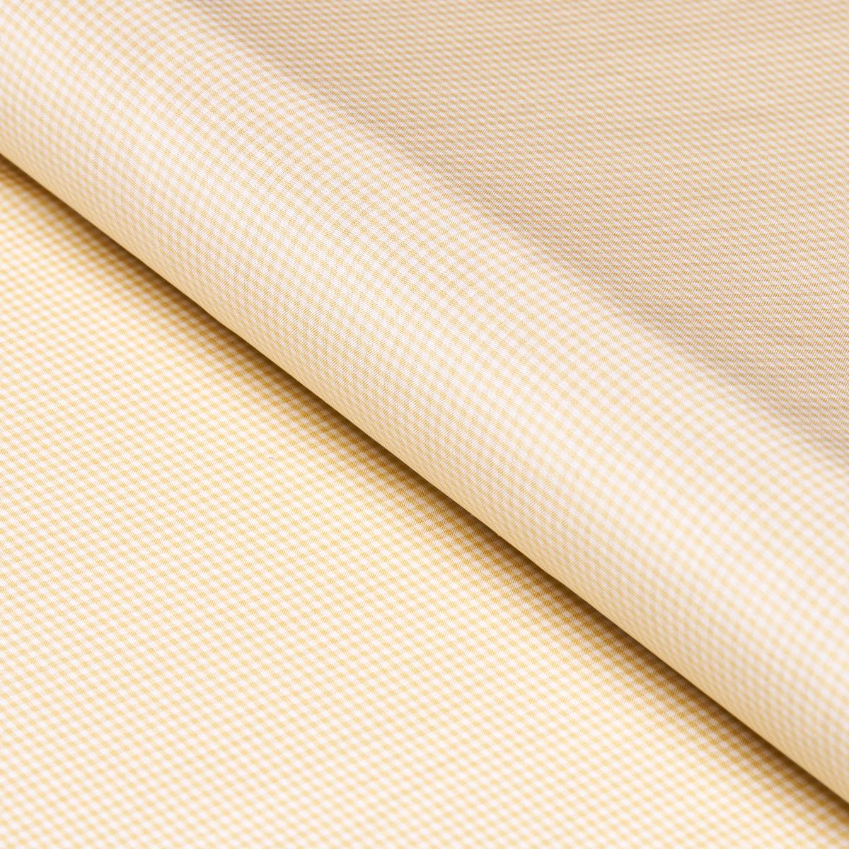 SCHUMACHER DALTON SILK GINGHAM STRAW FABRIC | Atlanta Fabrics