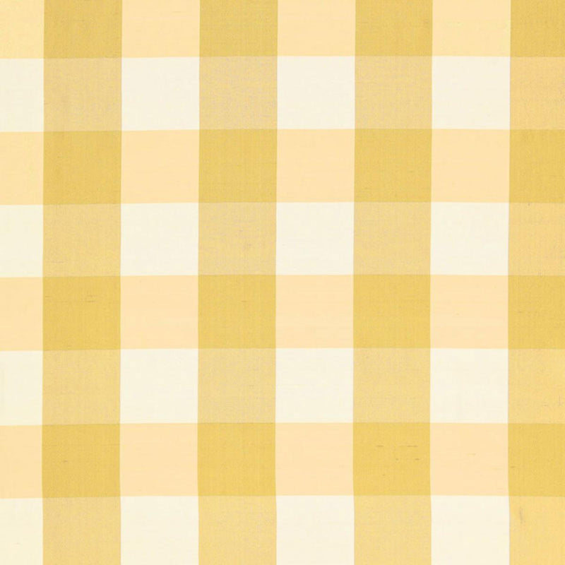 SCHUMACHER MONTGOMERY SILK PLAID SUNRISE FABRIC | Atlanta Fabrics