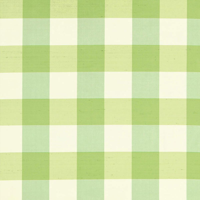 SCHUMACHER MONTGOMERY SILK PLAID PARROT FABRIC | Atlanta Fabrics
