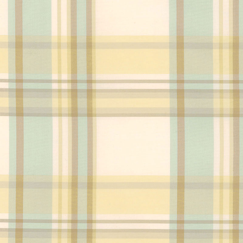 Schumacher BIRMINGHAM SILK PLAID WHEAT Fabric | Atlanta Fabrics