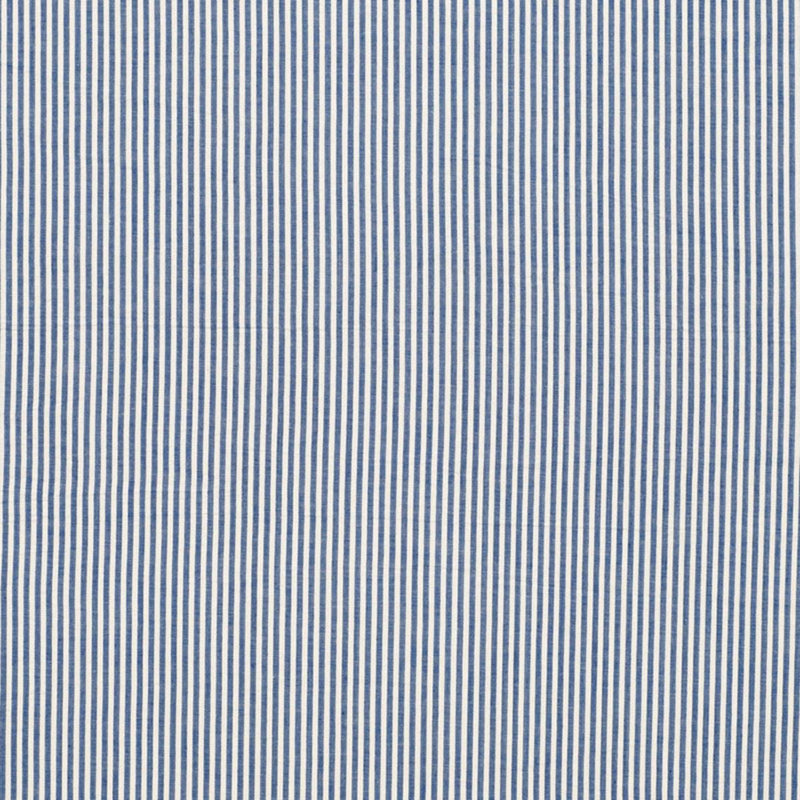 SCHUMACHER BAILEY SEERSUCKER BLUE FABRIC | Atlanta Fabrics