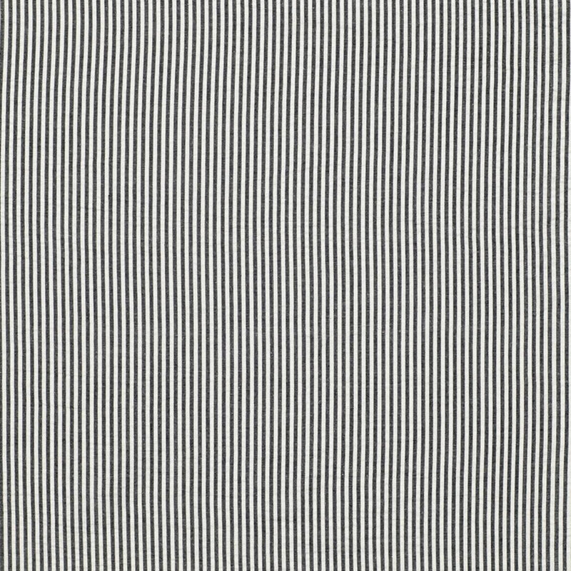 SCHUMACHER BAILEY SEERSUCKER BLACK FABRIC | Atlanta Fabrics