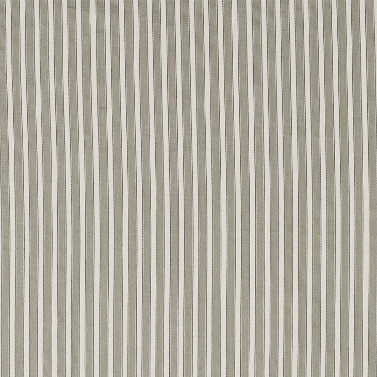SCHUMACHER ANTIQUE TICKING STRIPE LINEN FABRIC | Atlanta Fabrics