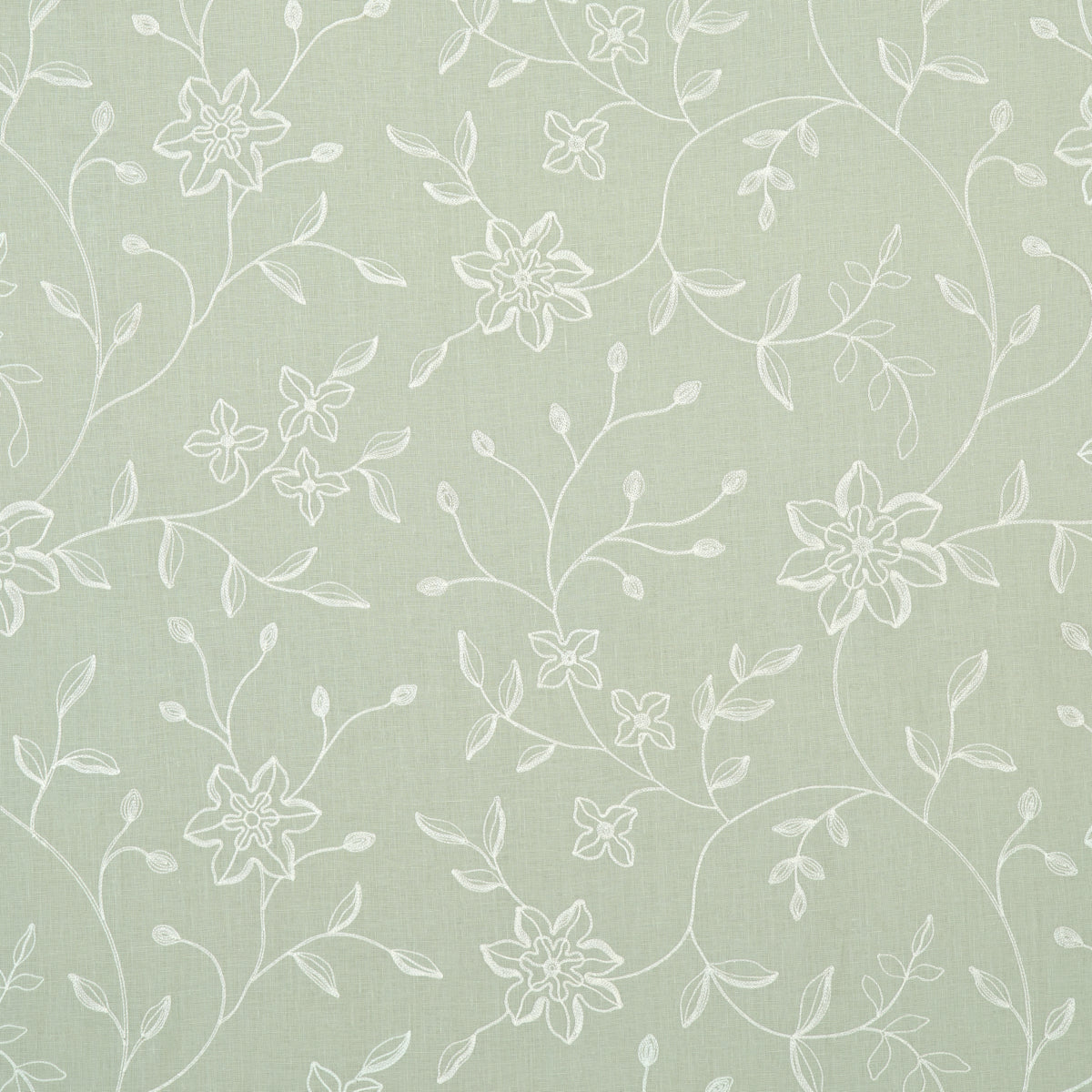 Georgia Linen Embroidery AQUA