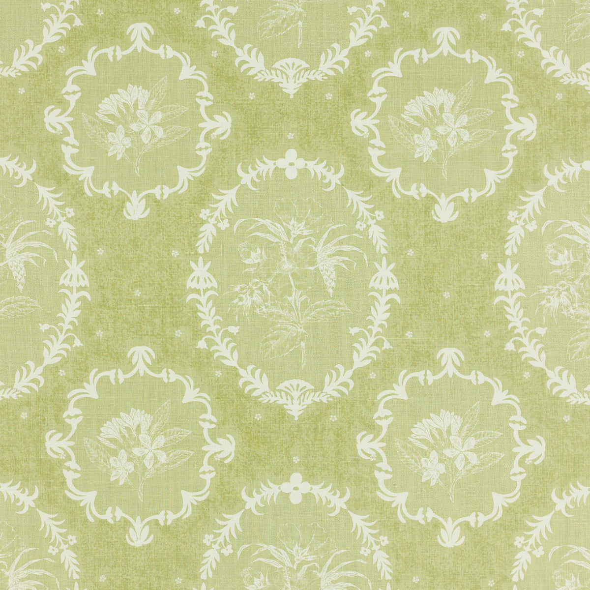 Schumacher CAMEO OLIVINE Fabric | Atlanta Fabrics