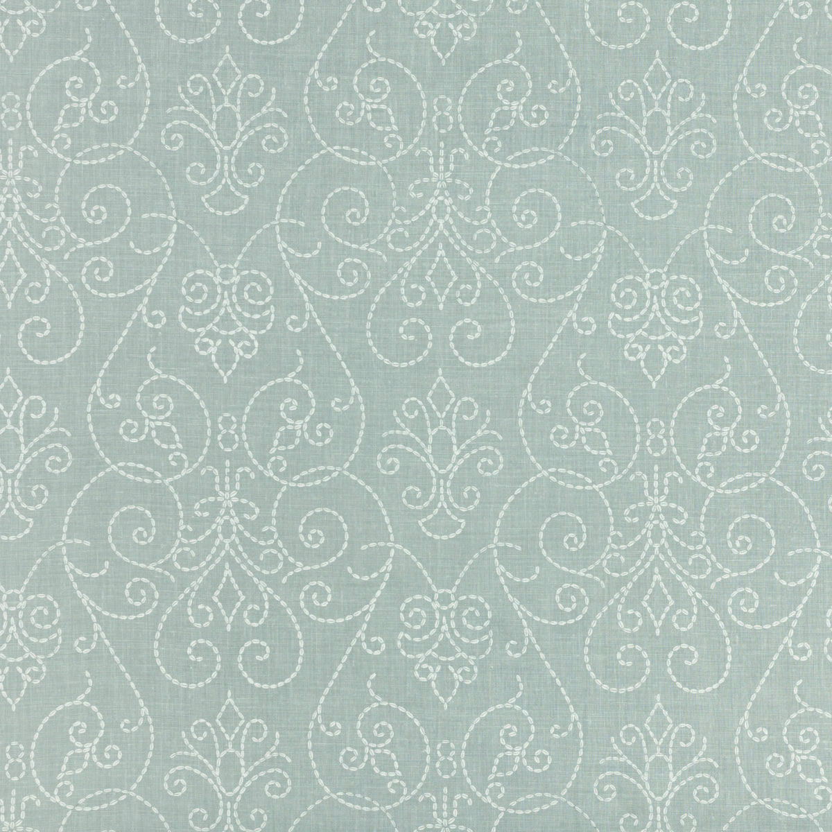 Schumacher VIZCAYA MIST Fabric | Atlanta Fabrics
