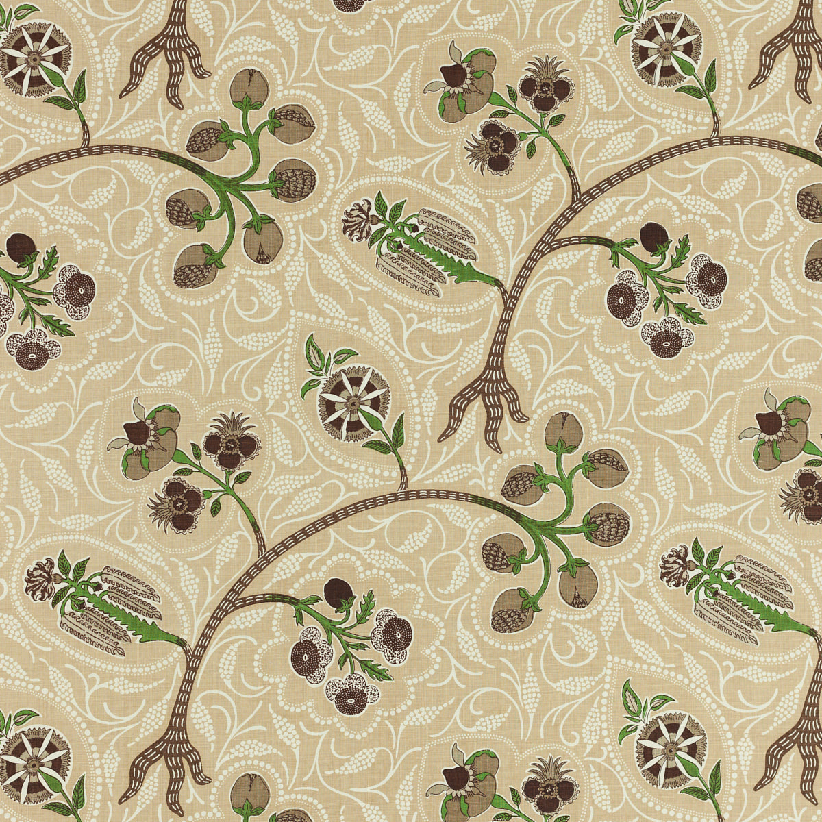Schumacher INDIRA CARDAMON Fabric | Atlanta Fabrics