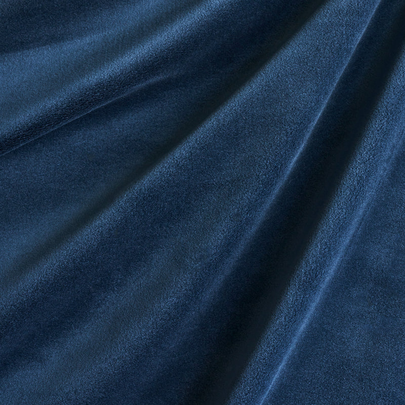 Schumacher COTTON CLUB VELVET MIDNIGHT BLUE Fabric | Atlanta Fabrics
