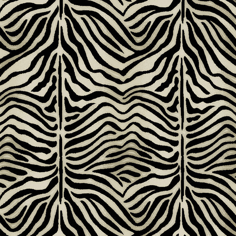 Schumacher ZE'BRE ÌäPINGLÌä JAVA/IVORY Fabric | Atlanta Fabrics