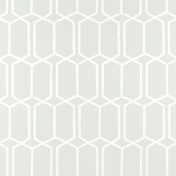 Schumacher MODERN TRELLIS CIRRUS  | Atlanta Fabrics