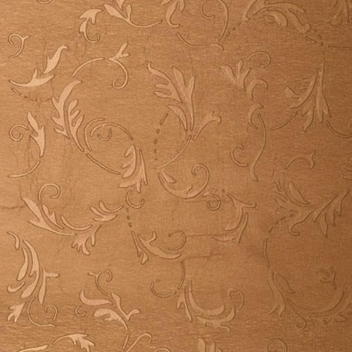 SCHUMACHER ADARA ARABESQUE COPPER WALLCOVERING | Atlanta Fabrics