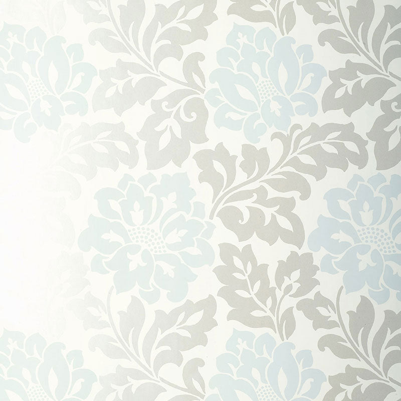 SARACENO DAMASK AQUAMARINE