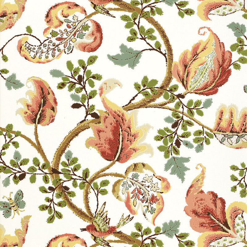 Schumacher FOX HOLLOW IVORY  | Atlanta Fabrics