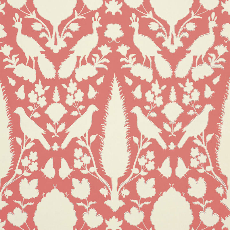 Schumacher CHENONCEAU CORAL  | Atlanta Fabrics
