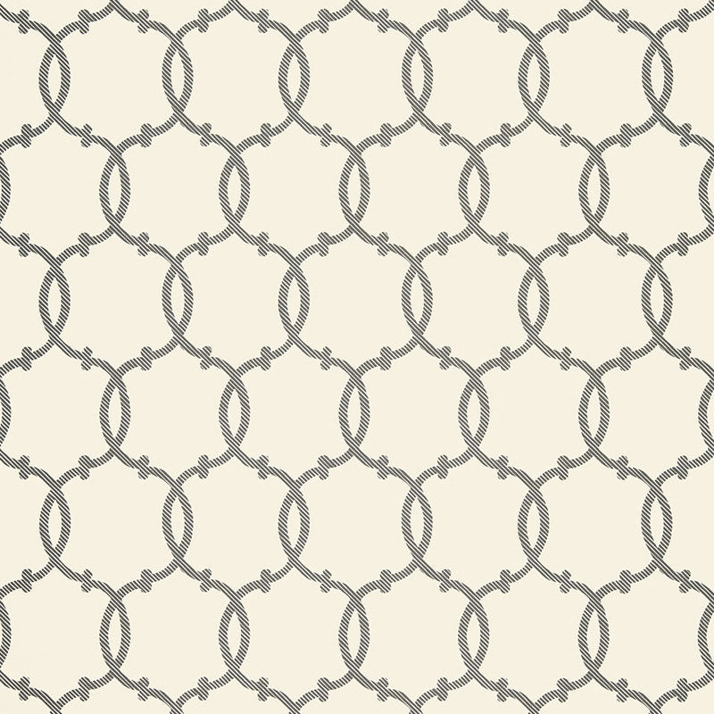 Schumacher TRACERY CHARCOAL  | Atlanta Fabrics