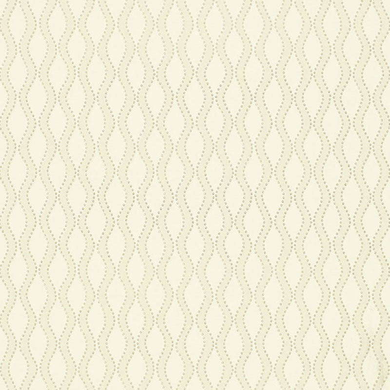 Schumacher RIBBON WAVE BONE  | Atlanta Fabrics