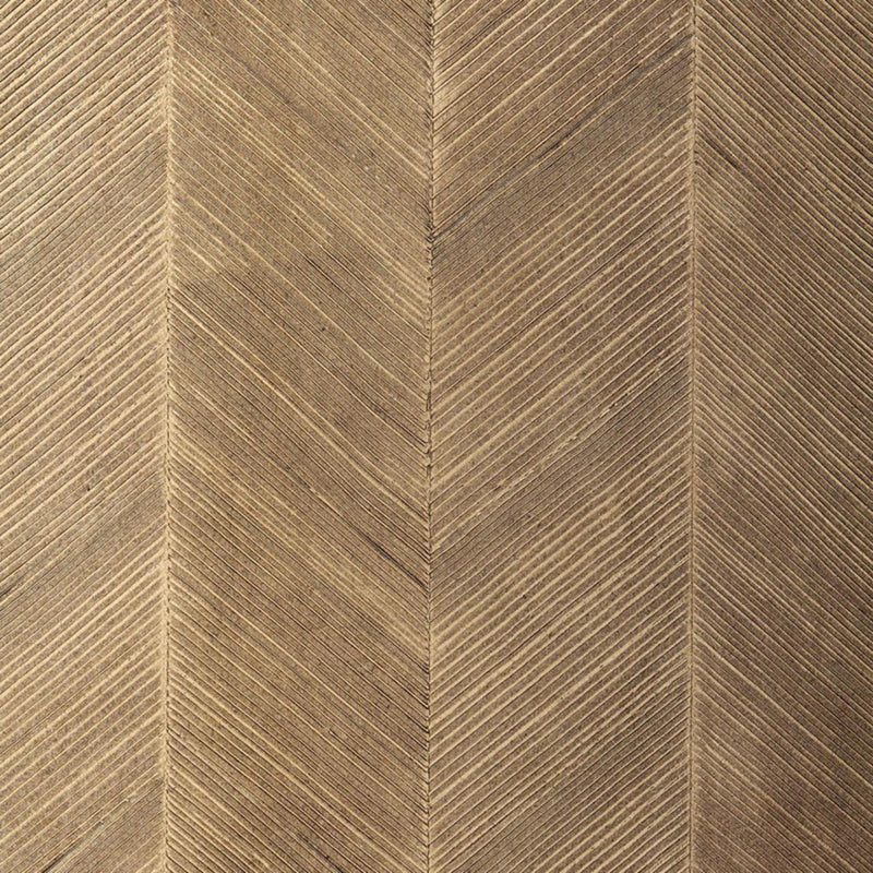 SCHUMACHER CHEVRON TEXTURE SABLE WALLCOVERING | Atlanta Fabrics