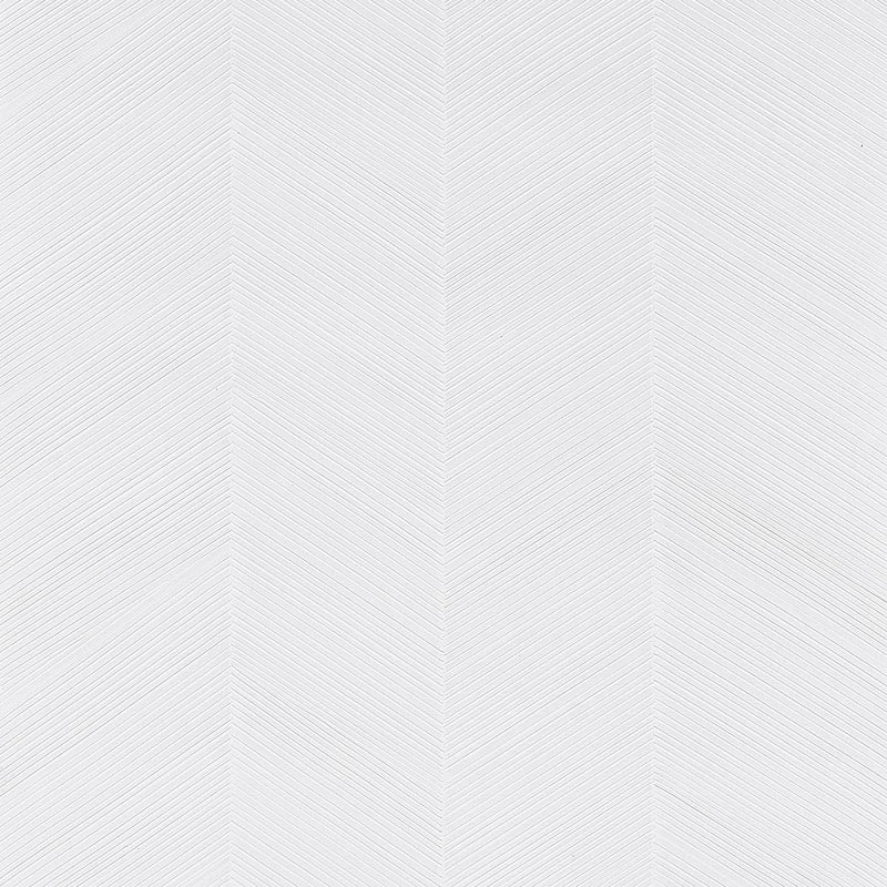 SCHUMACHER CHEVRON TEXTURE WHITE WALLCOVERING | Atlanta Fabrics