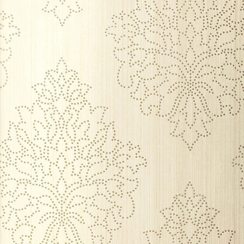 BEADED DAMASK ALABASTER