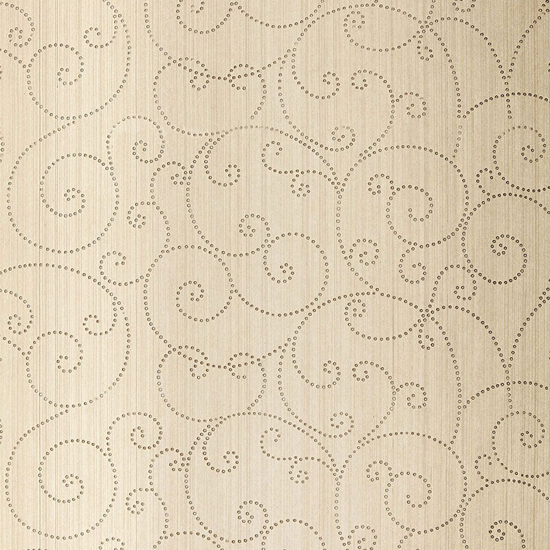 BEADED SCROLL AGED SILVER