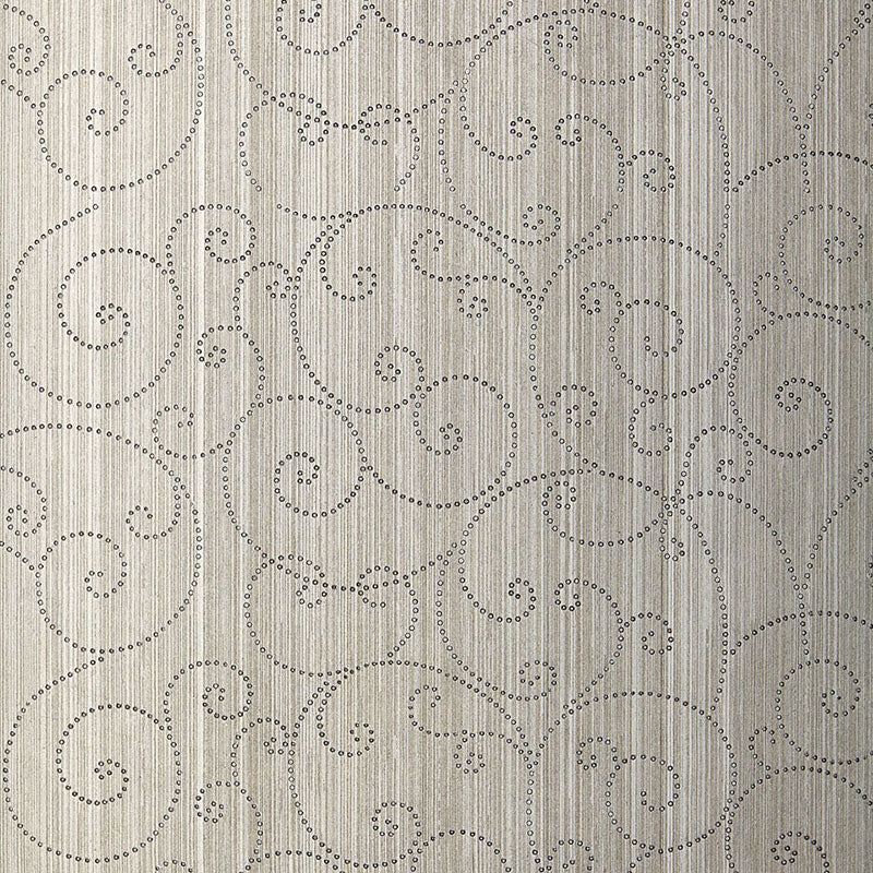 BEADED SCROLL PEWTER
