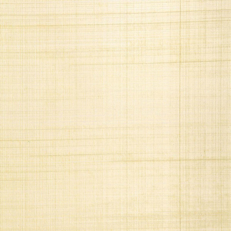 SCHUMACHER BRUSHED PLAID WHITE GOLD WALLCOVERING | Atlanta Fabrics