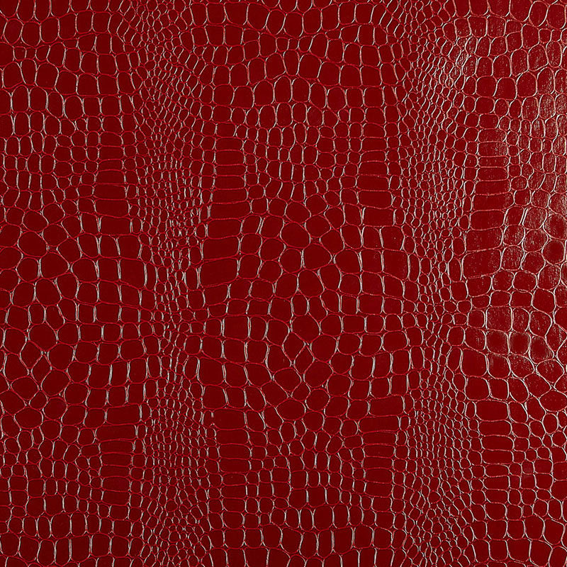 Schumacher CROCODILE CRIMSON  | Atlanta Fabrics