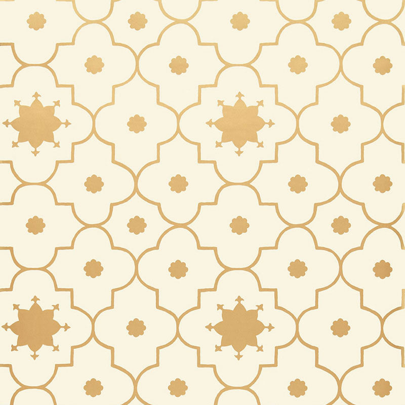 TAJ TRELLIS BURNISHED GILT