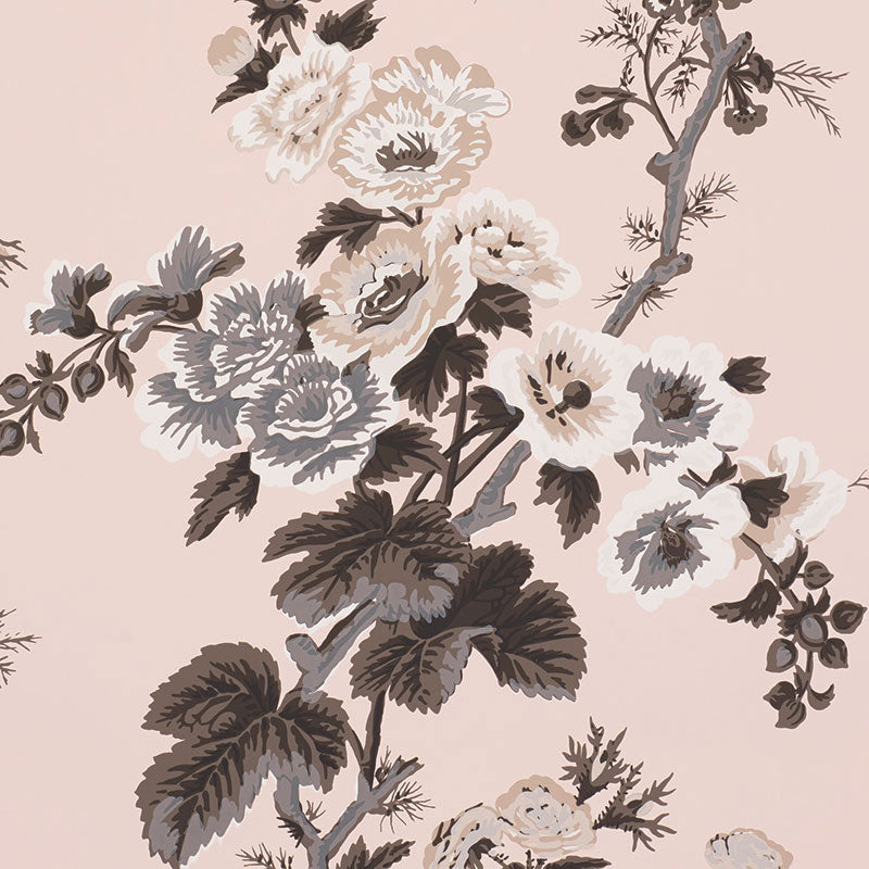 Schumacher PYNE HOLLYHOCK BLUSH  | Atlanta Fabrics