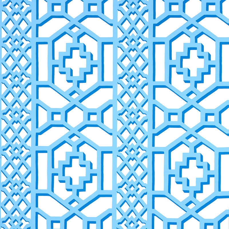 ZANZIBAR TRELLIS BLUE