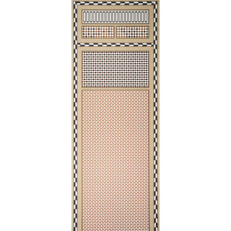 Schumacher ROBINCHON PANEL A BROWN  | Atlanta Fabrics