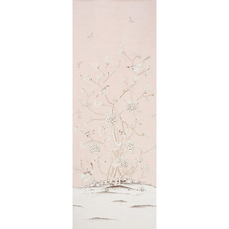 Schumacher CHINOIS PALAIS PANEL BLUSH CONCH  | Atlanta Fabrics