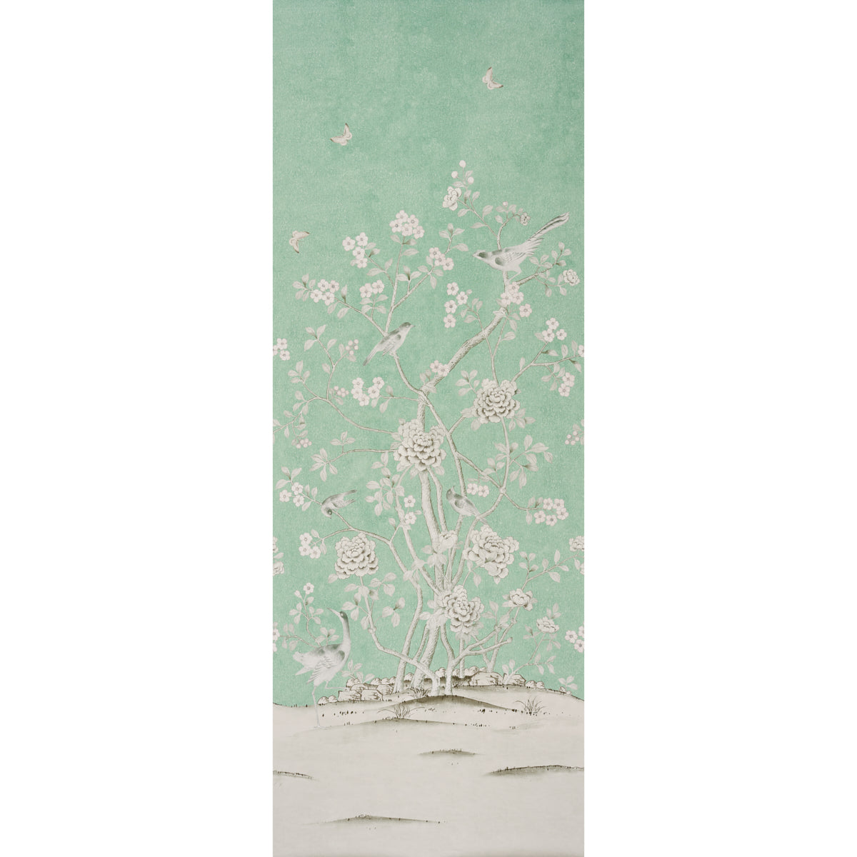 Chinois Palais Panel Aquamarine
