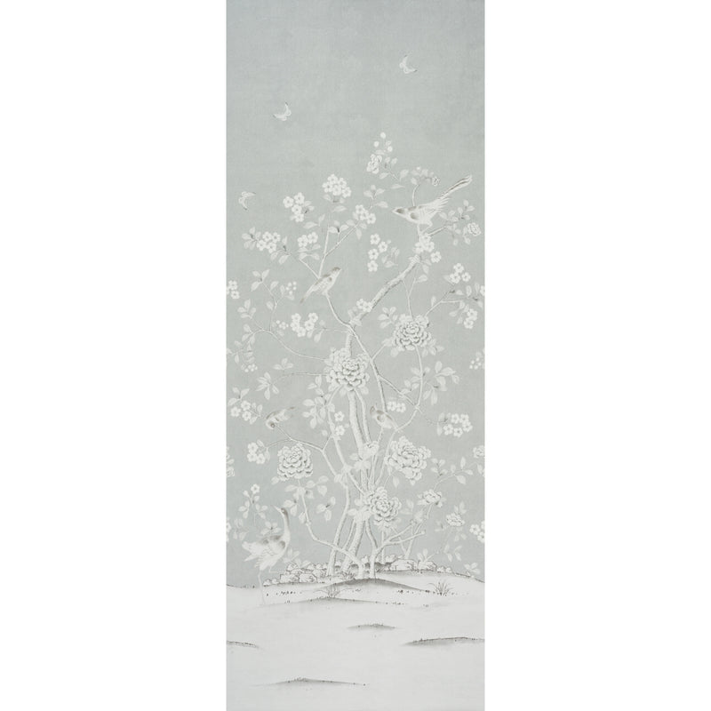 Schumacher Chinois Palais Panel Grisaille  | Atlanta Fabrics
