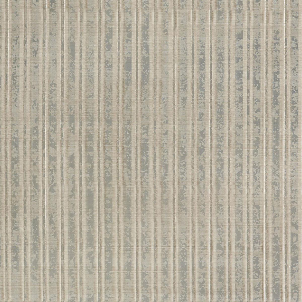 SCHUMACHER GALVANIZED RIB SILVER LEAF WALLCOVERING | Atlanta Fabrics
