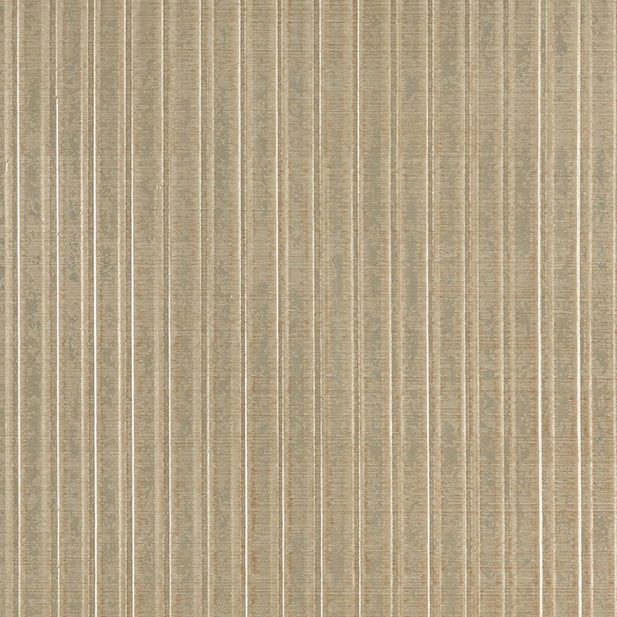SCHUMACHER GALVANIZED RIB AGED GOLD WALLCOVERING | Atlanta Fabrics