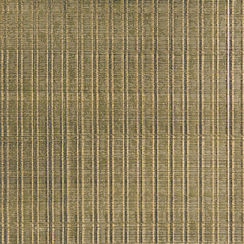 SCHUMACHER GALVANIZED RIB BURNISHED GOLD WALLCOVERING | Atlanta Fabrics