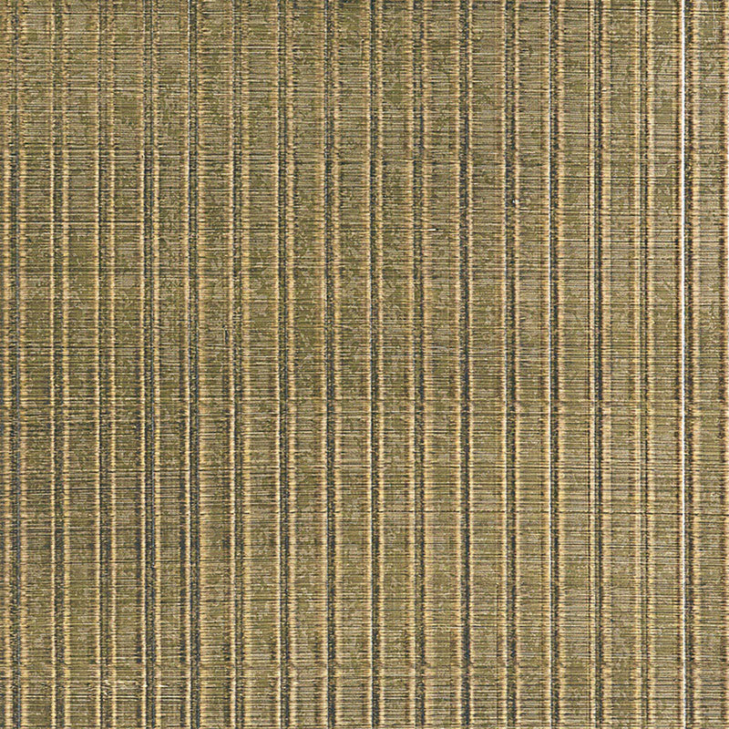 Schumacher GALVANIZED RIB BURNISHED GOLD WALLCOVERING | Atlanta Fabrics