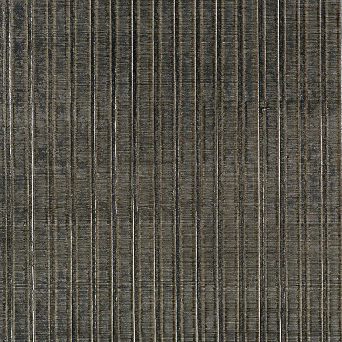 SCHUMACHER GALVANIZED RIB GUNMETAL WALLCOVERING | Atlanta Fabrics