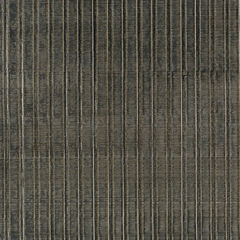 SCHUMACHER GALVANIZED RIB GUNMETAL WALLCOVERING | Atlanta Fabrics