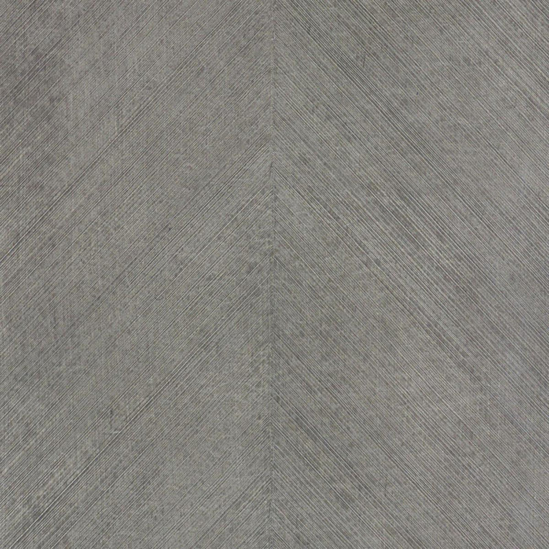 SCHUMACHER COMBED CHEVRON DRIFTWOOD WALLCOVERING | Atlanta Fabrics