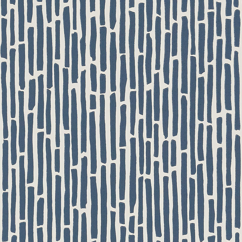 Schumacher BAMBOO MARINE  | Atlanta Fabrics