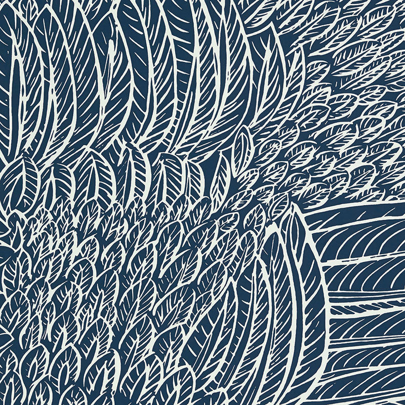 Schumacher FEATHERFEST MARINE  | Atlanta Fabrics