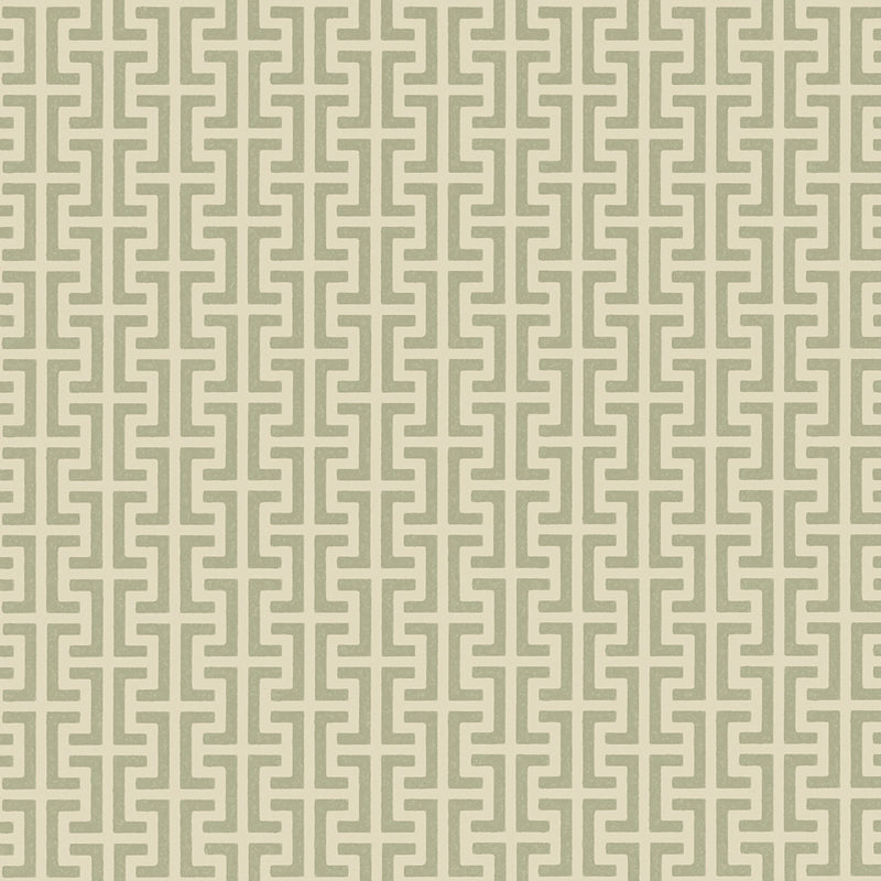 Schumacher TEMPLE SAGE  | Atlanta Fabrics