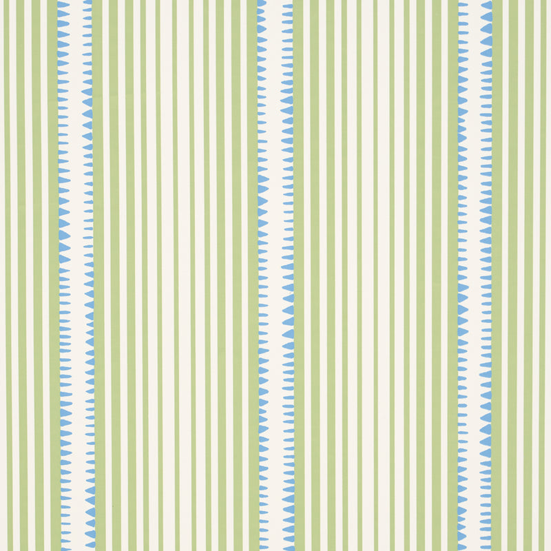 Schumacher MONCORVO GREEN & BLUE  | Atlanta Fabrics