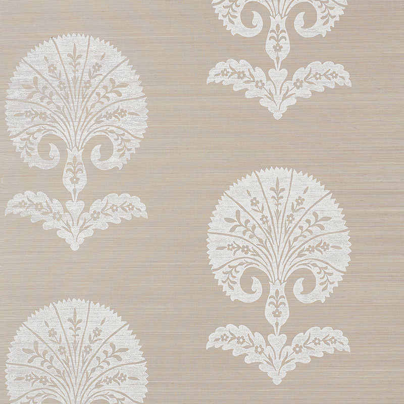 OTTOMAN FLOWER SISAL FOG