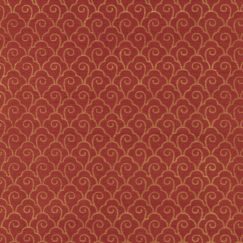 SCALLOP FILIGREE SISAL GOLD ON LACQUER