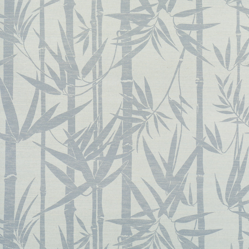 Schumacher LES BAMBOUS SISAL MINERAL  | Atlanta Fabrics